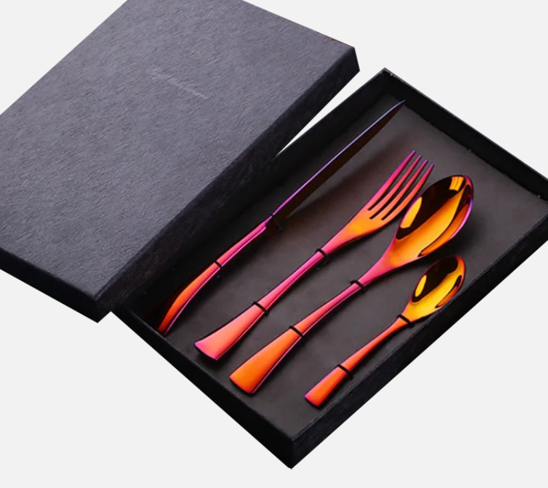 4 PCS Flatware Cutlery Stainless Steel