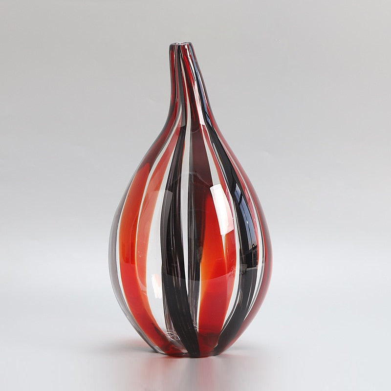 Tube Light Luxury Glass Vase