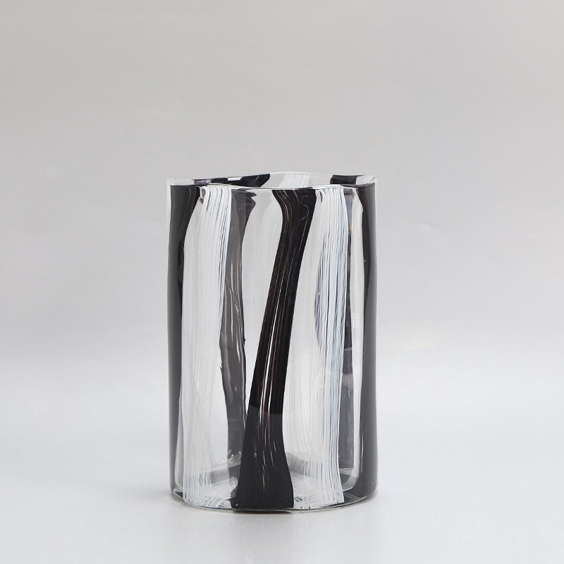 Tube Light Luxury Glass Vase