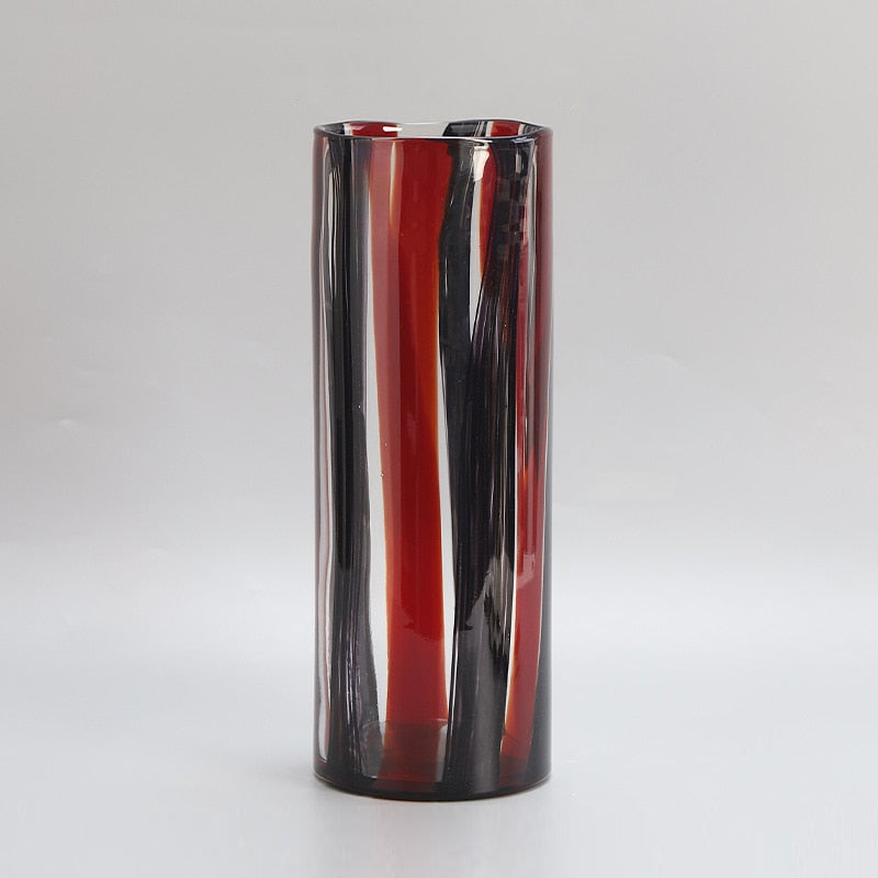 Tube Light Luxury Glass Vase