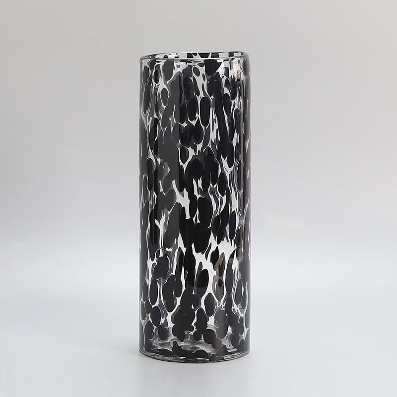 Tube Light Luxury Glass Vase