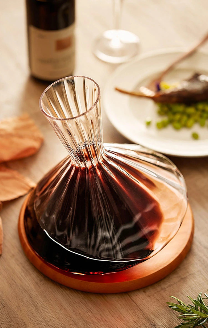 Aura 350 Rotating Glass Decanter