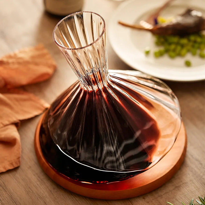 Aura 350 Rotating Glass Decanter