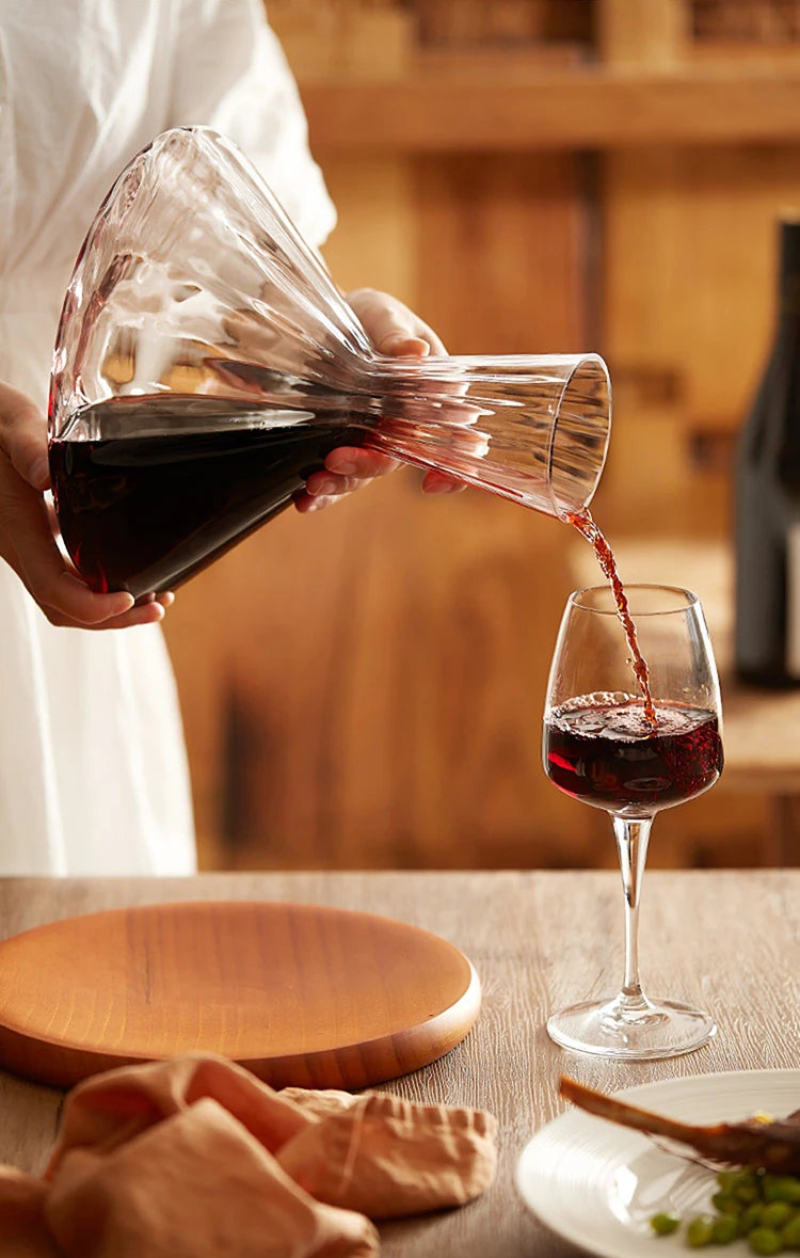 Aura 350 Rotating Glass Decanter