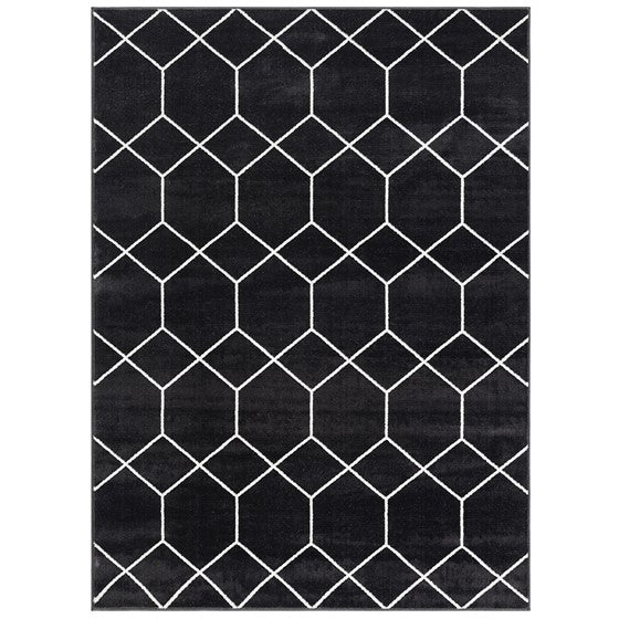 Averie Trellis Geometric Woven Area Rug