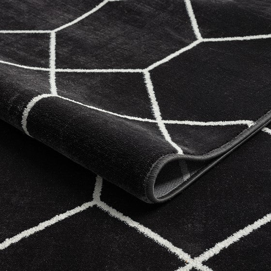 Averie Trellis Geometric Woven Area Rug