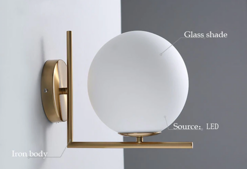 Ball of Light Wall Sconce - Final Sale