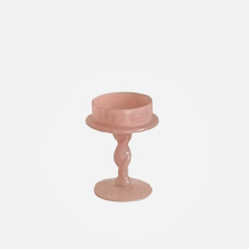 Blush Pink Candle Holder Pillar