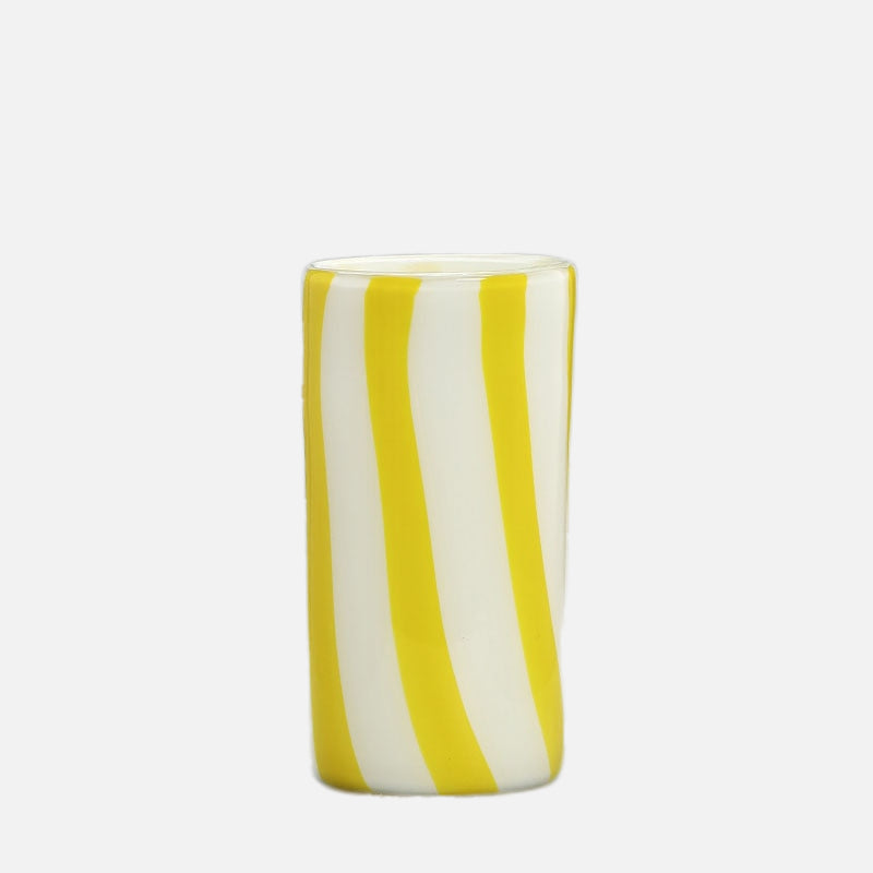 Color Stripes Glass Vase