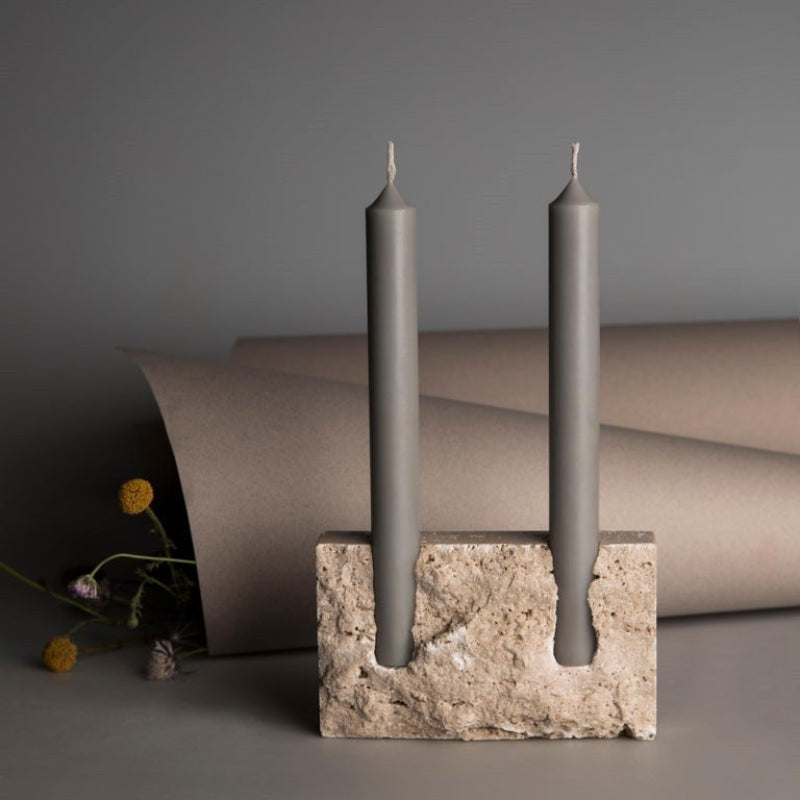 Cyprus Natural Stone Candle Holder