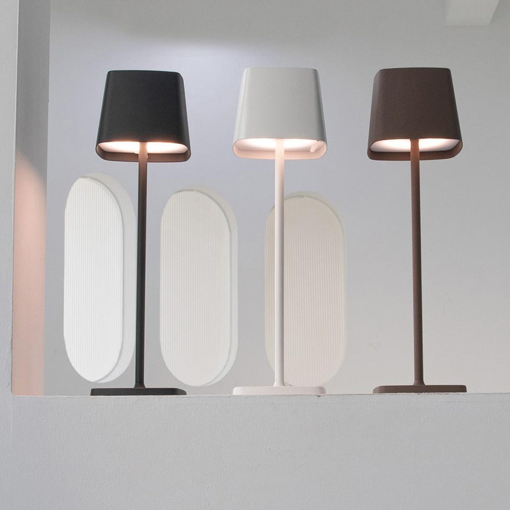 Dainty Quad Cordless LED Table Lamp