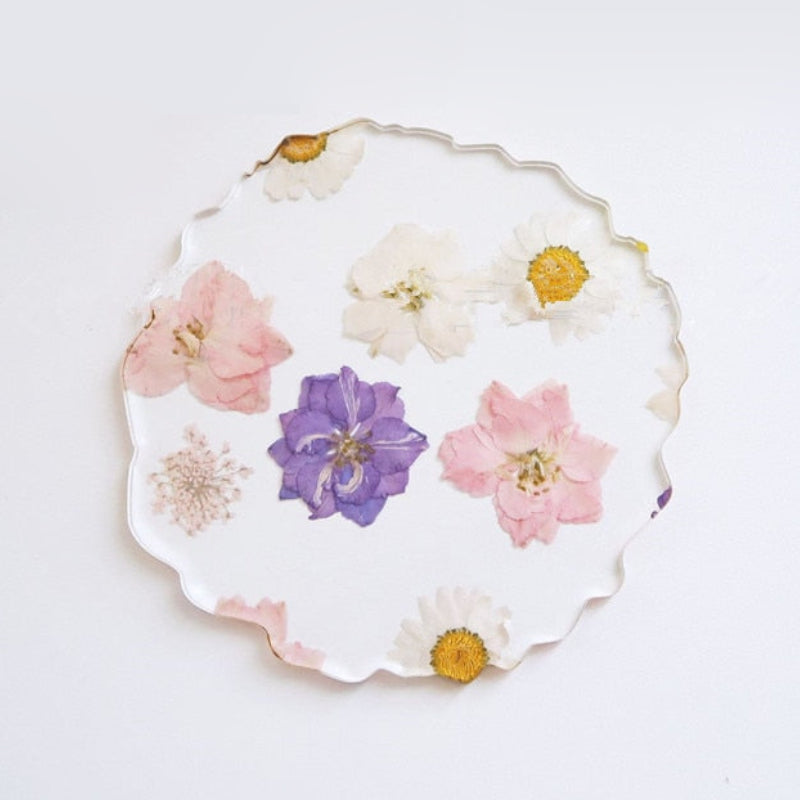 Dry Flower Acrylic Coaster