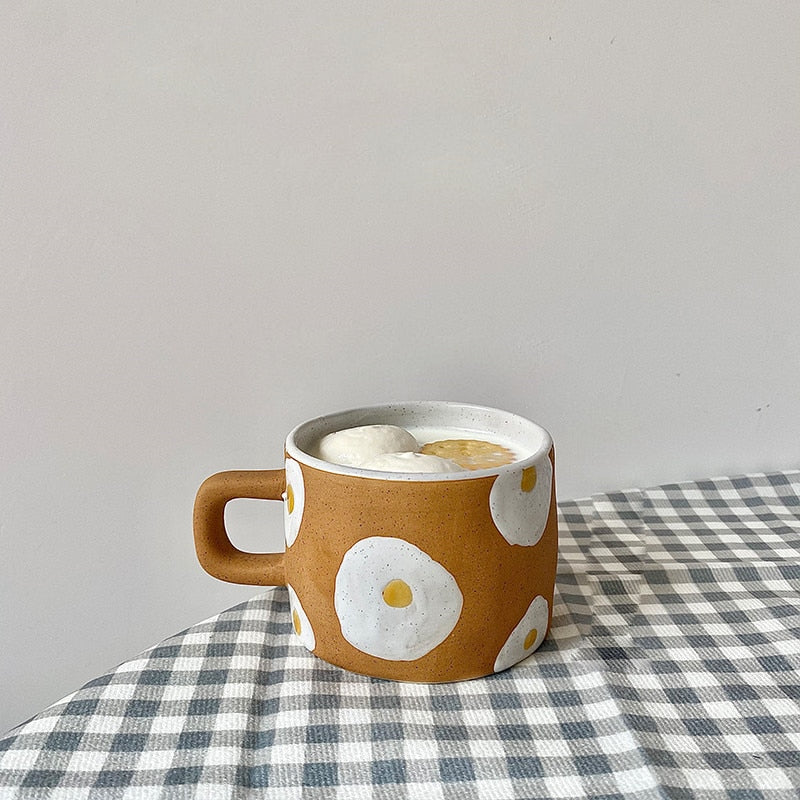 Egg Design Ceramic Coffee Mug