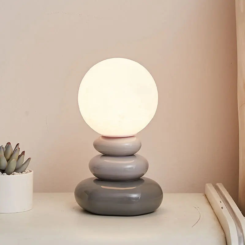 Egg Moon Ceramic Table Lamp