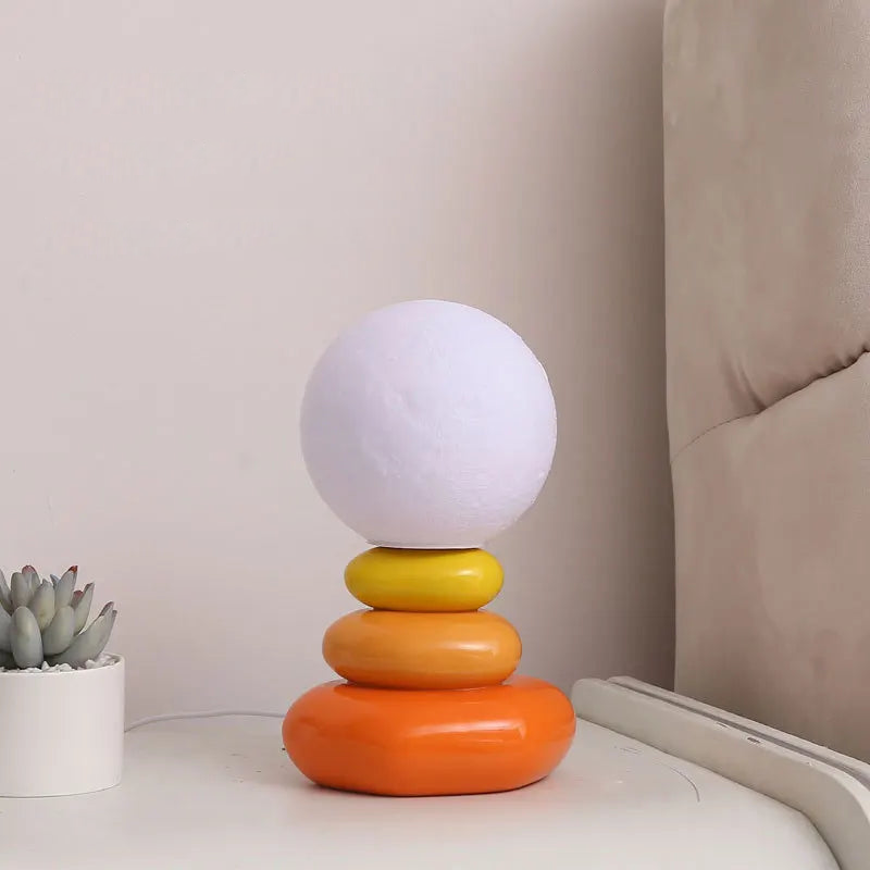 Egg Moon Ceramic Table Lamp