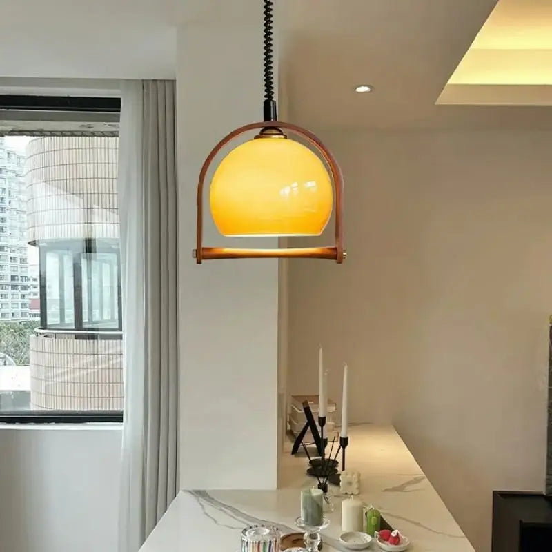 Medieval Glass Hanging Light