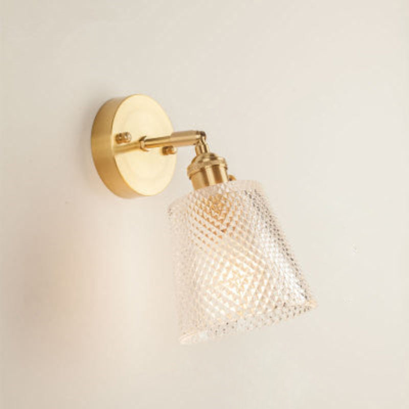 Light Sconce Glass Wall Lamp