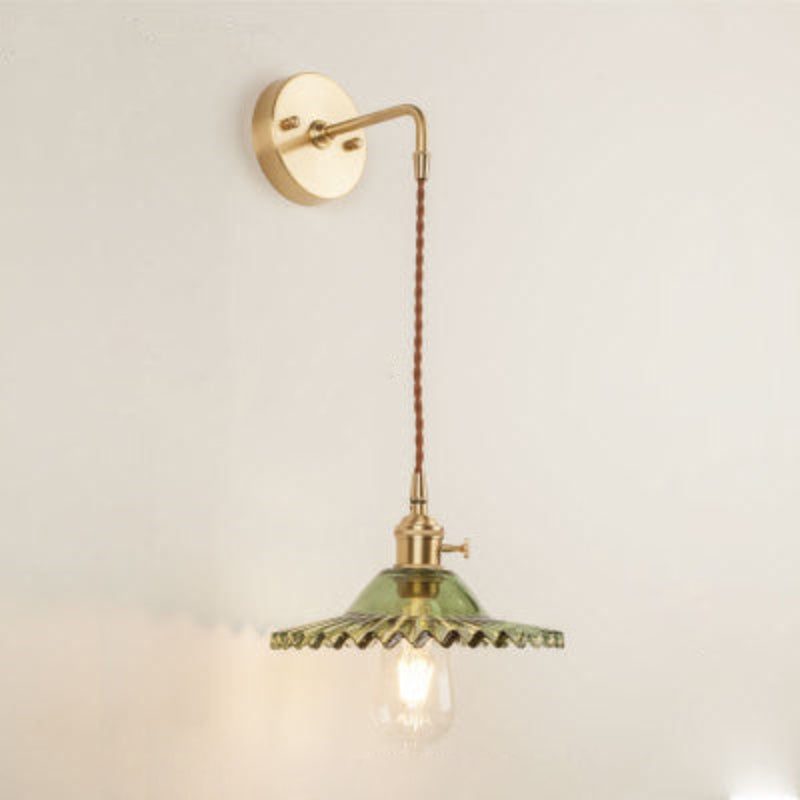 Fiona Vintage Glass LED Wall Sconces