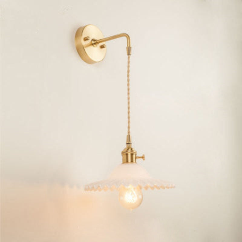 Light Sconce Glass Wall Lamp