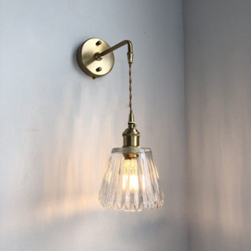 Light Sconce Glass Wall Lamp