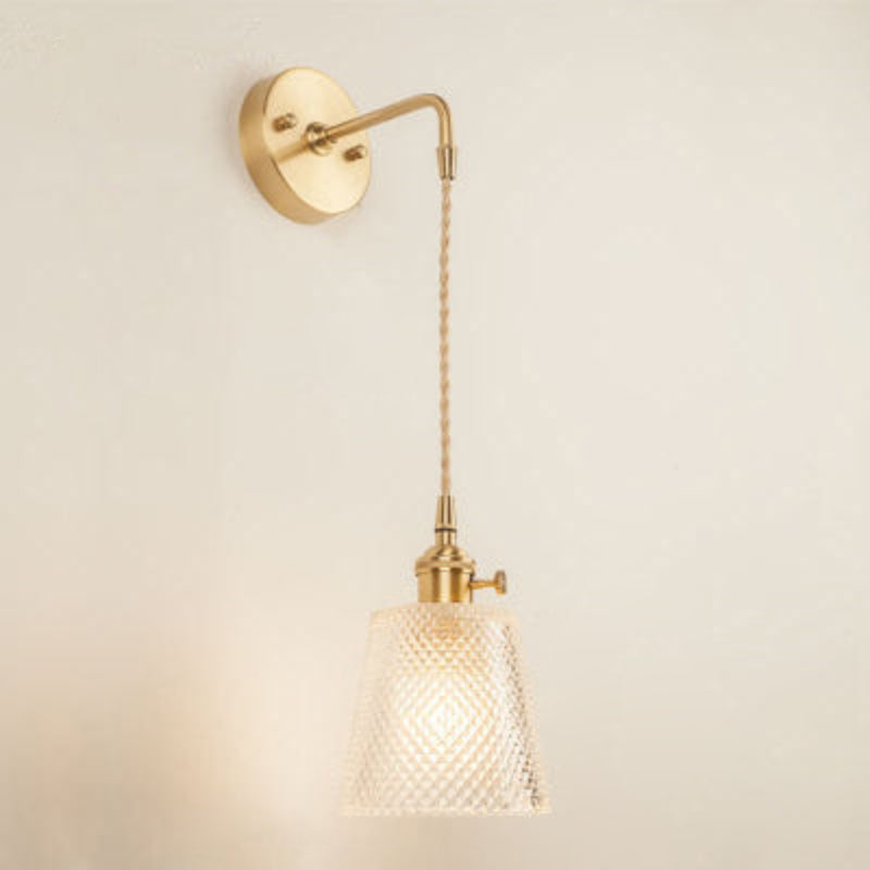 Light Sconce Glass Wall Lamp