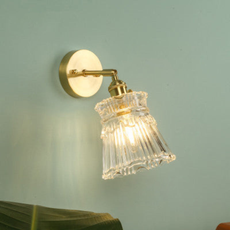 Light Sconce Glass Wall Lamp