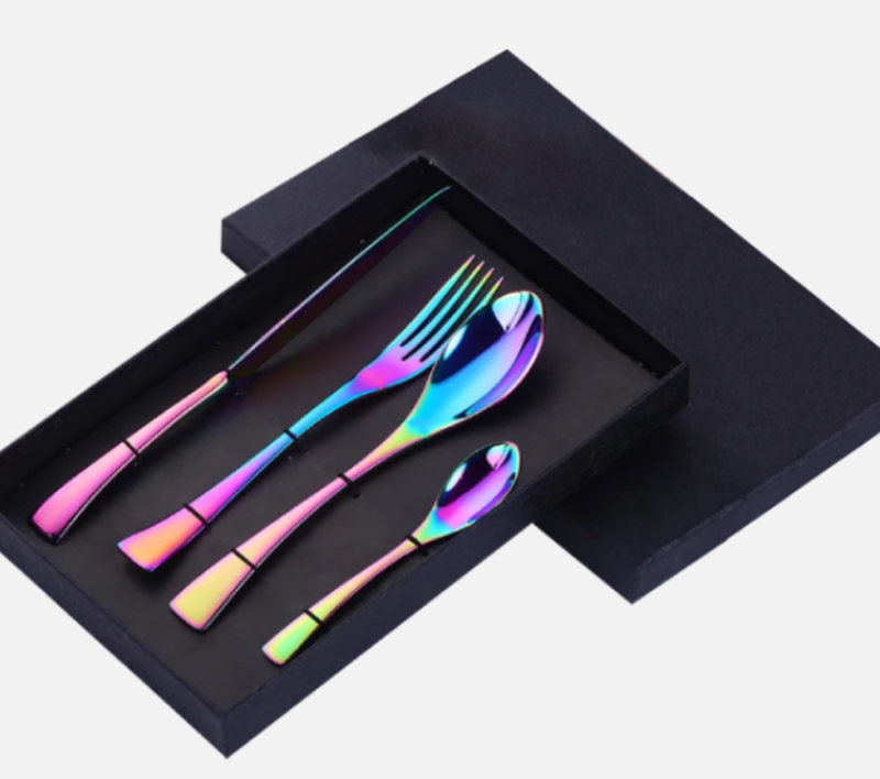 4 PCS Flatware Cutlery Stainless Steel