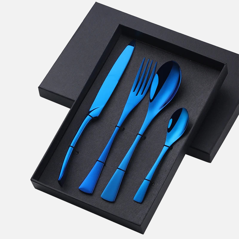 4 PCS Flatware Cutlery Stainless Steel