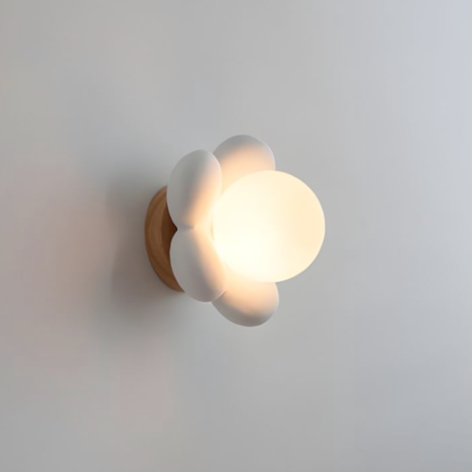 Flower Globe LED Wall Light