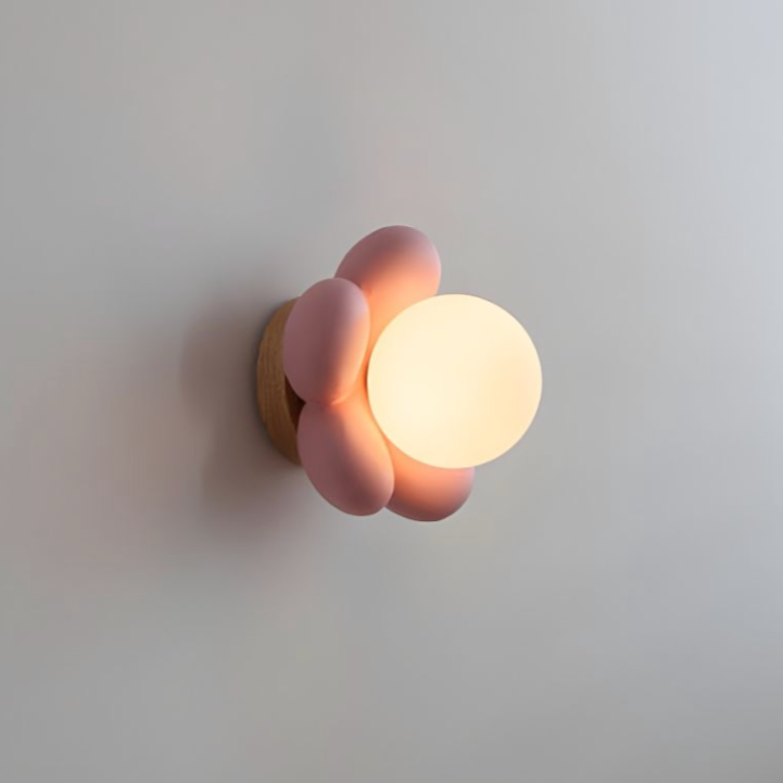 Flower Globe LED Wall Light