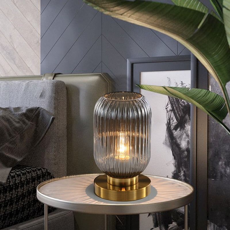 Gema Ripple Glass Table Lamp