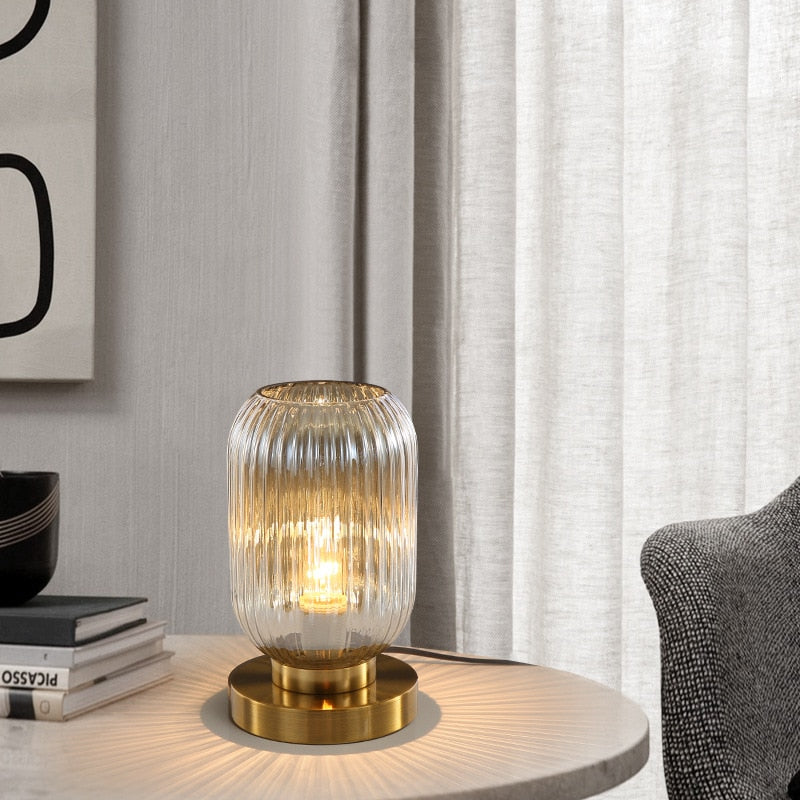 Gema Ripple Glass Table Lamp