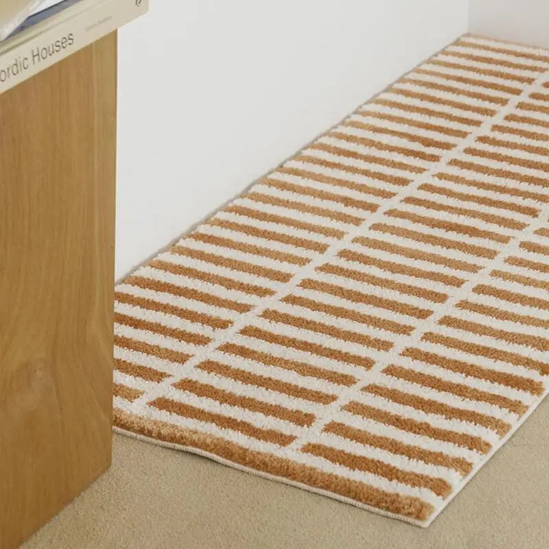 Tufted Anti-slip Stripe Long Carpet