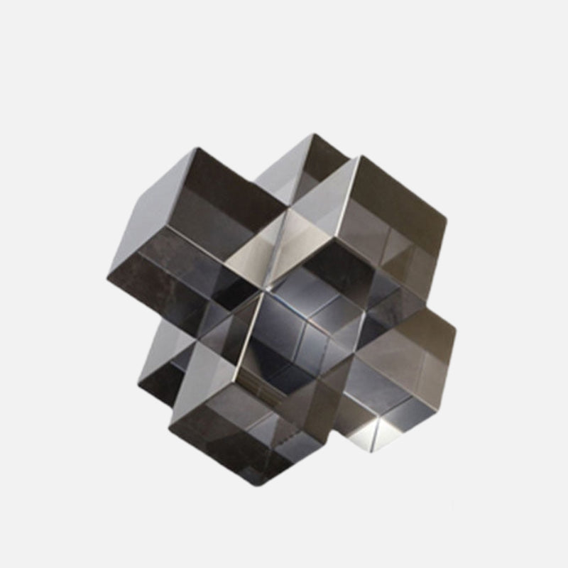 Geometric Square Crystal Statue