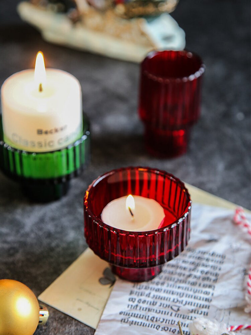 Mini Glass Candle Holders