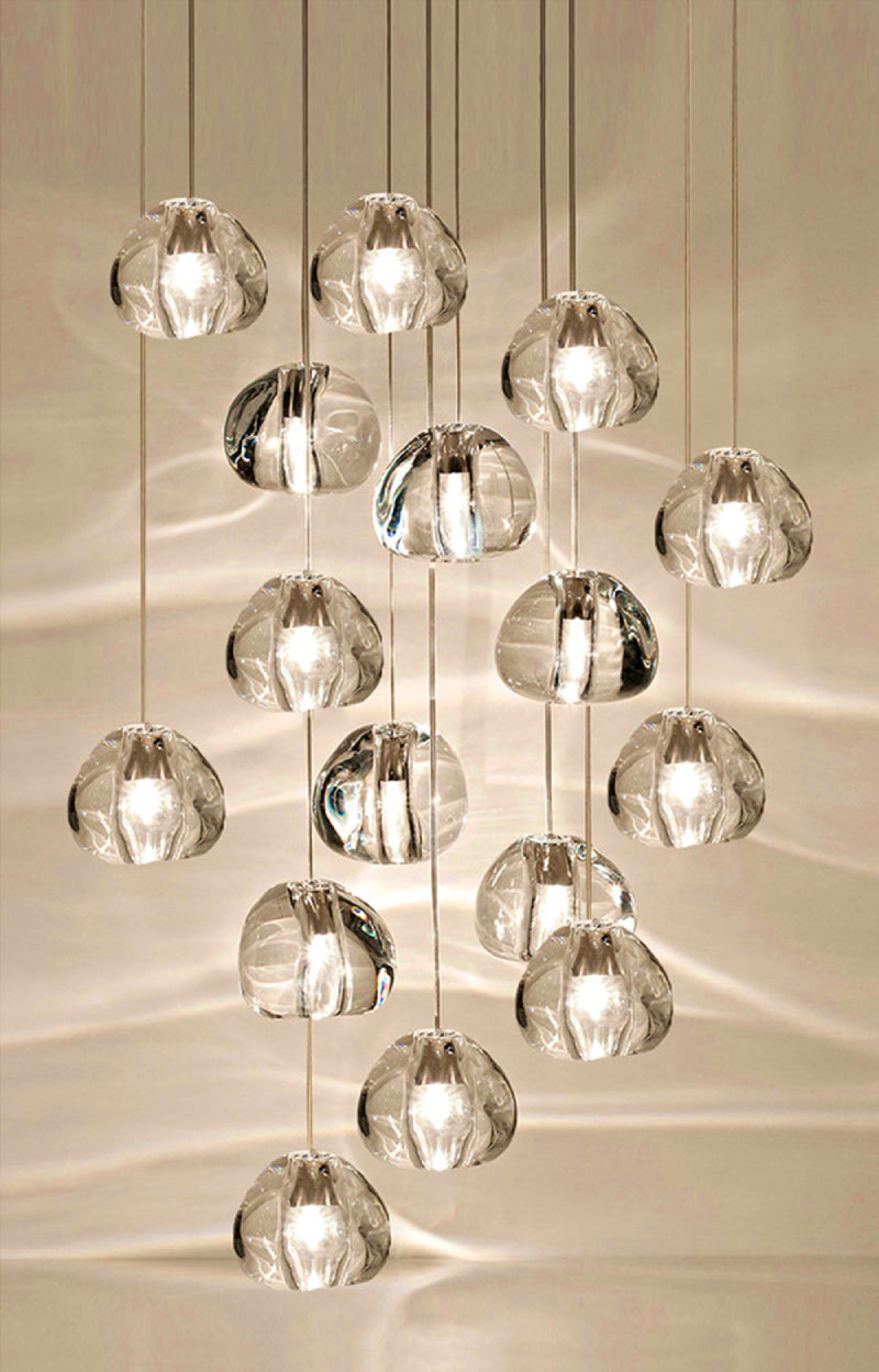 Glass Tear Drop LED Pendant Lights