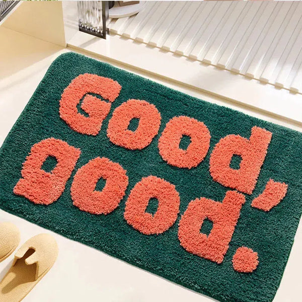 Hey, You Good? Tufted Bath Mat