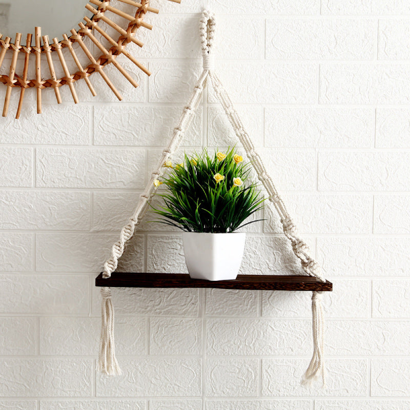 Hortensia Macrame Hanging Shelf