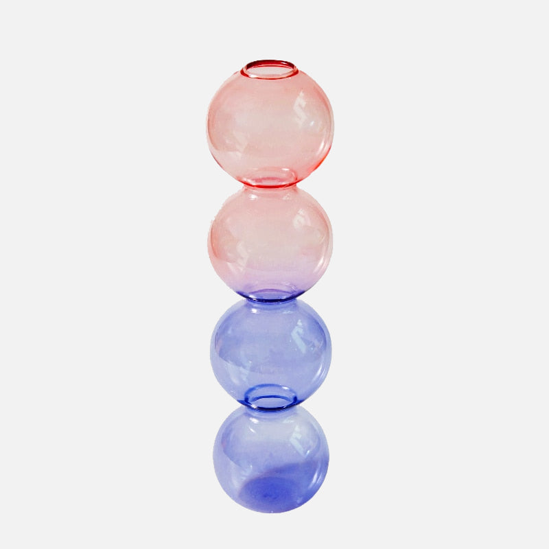 It's a Rainbow Glass Candle Holder