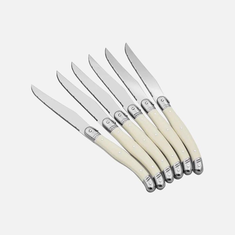 Ivory Laguiole Flatware Cutlery Set