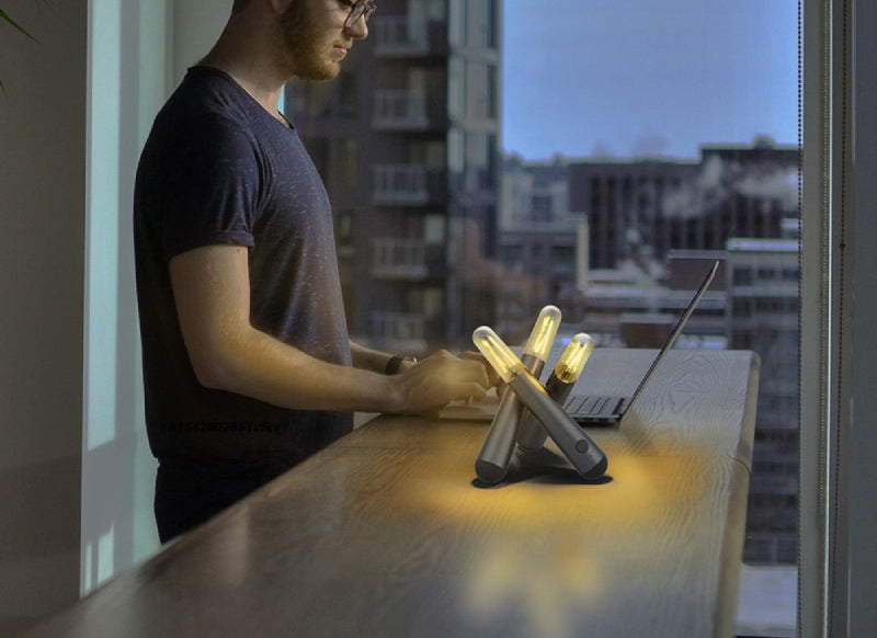 Kinetic Rotation LED Cordless Table Lamp