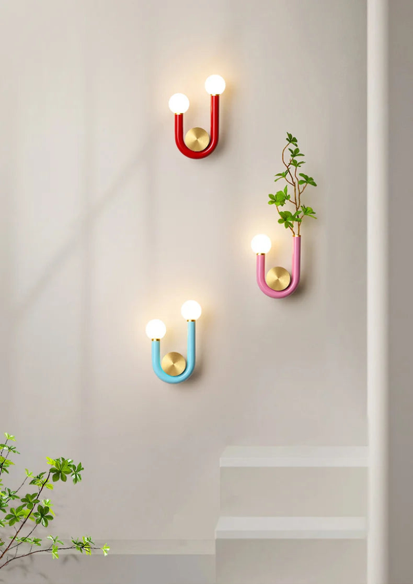 U-shaped wall lamp decorative wall lighting nordic style lamp