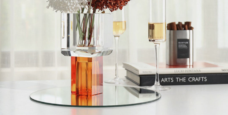 Luxury Crystal Block Vase