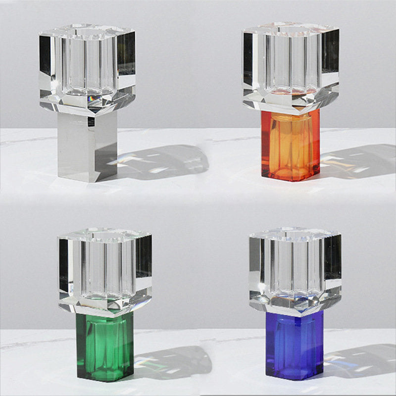 Luxury Crystal Block Vase