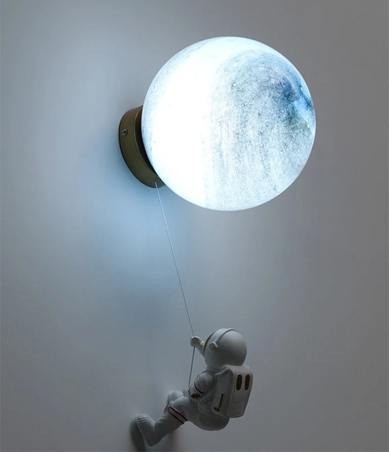 3D Moon Wall Lamp