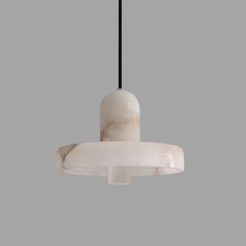 Marble Pendant Light adjustable cord length chandelier