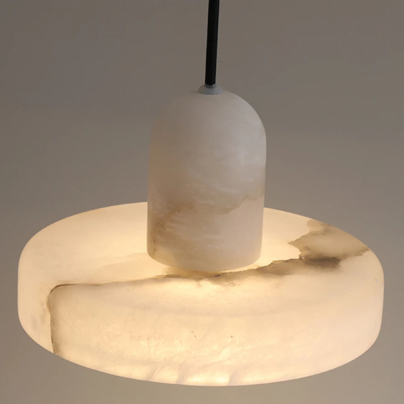 Marble Pendant Light adjustable cord length chandelier