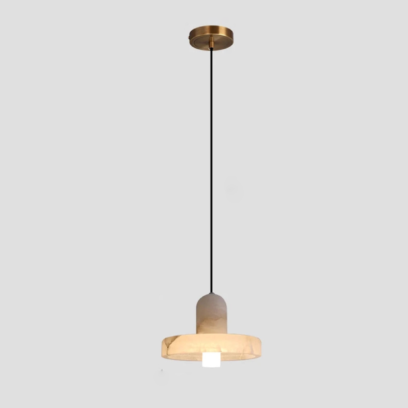 Marble Pendant Light adjustable cord length chandelier