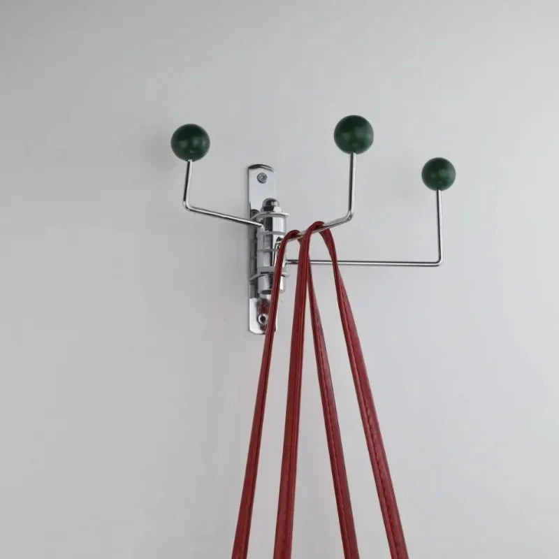 Iron wall hook rack space-saving durable stylish organizer