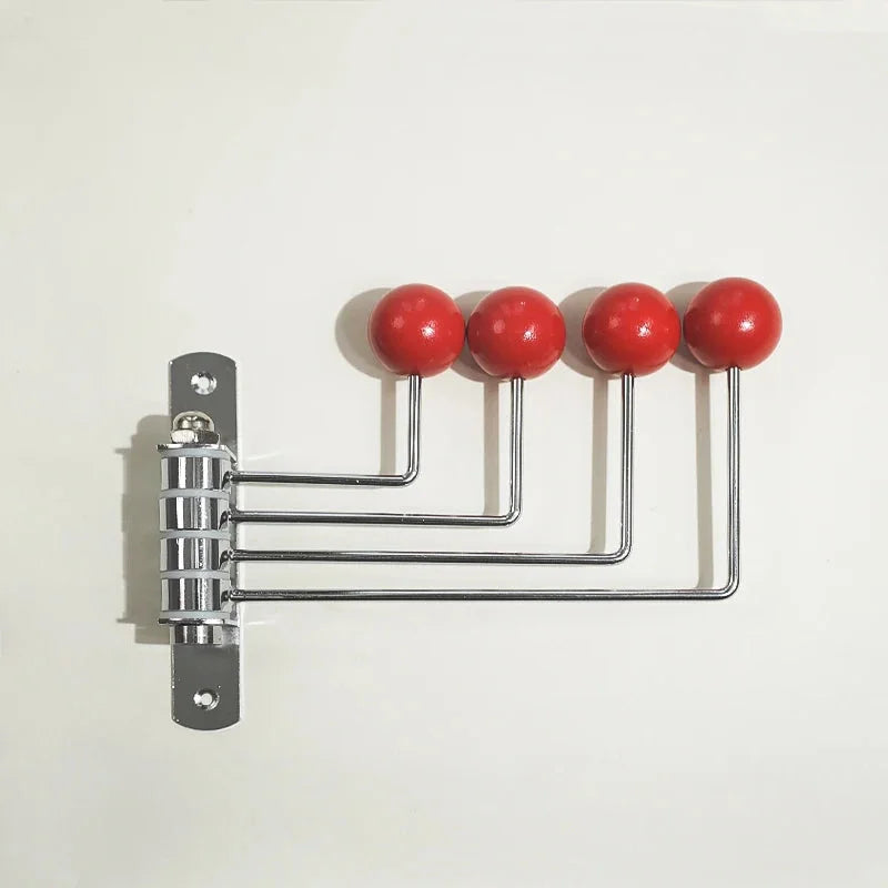 Iron wall hook rack space-saving durable stylish organizer